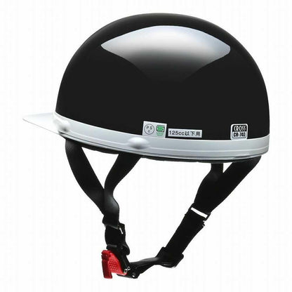 Lead Industry CROSS Half Helmet Black CR740 BK