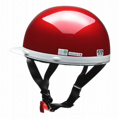 Lead Industry CROSS Half Helmet Candy Red CR740 CRE
