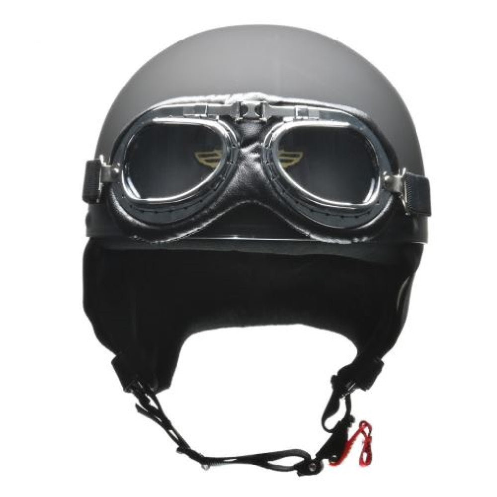 Lead Industrial Vintage Helmet Matte Black LL CR751MATBKLL