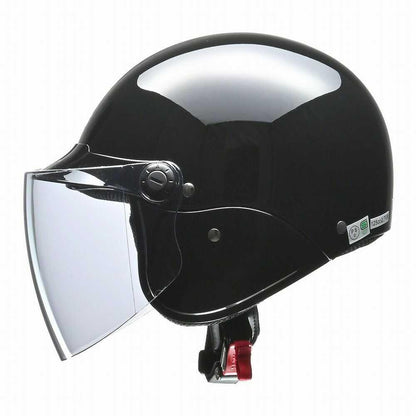 Lead Industry apiss Semi-Jet Helmet Black AP603 BK