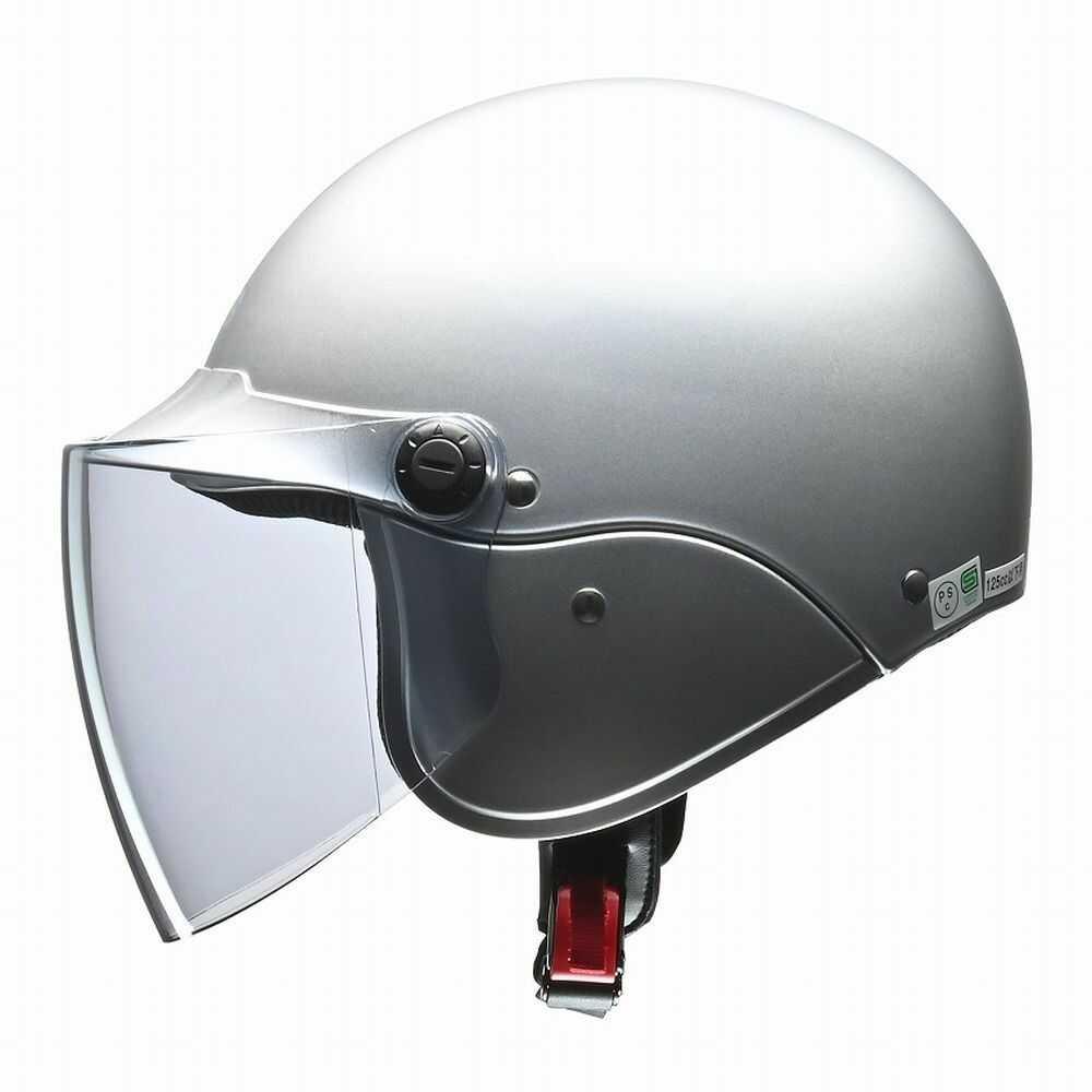 Lead Industry apiss Semi-Jet Helmet Silver AP603 SI