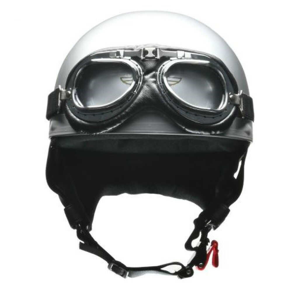 Lead Industrial Vintage Helmet Silver Free CR750SI