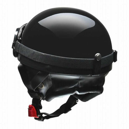 Lead Industry CROSS Vintage Helmet Black Metallic CR750 BK