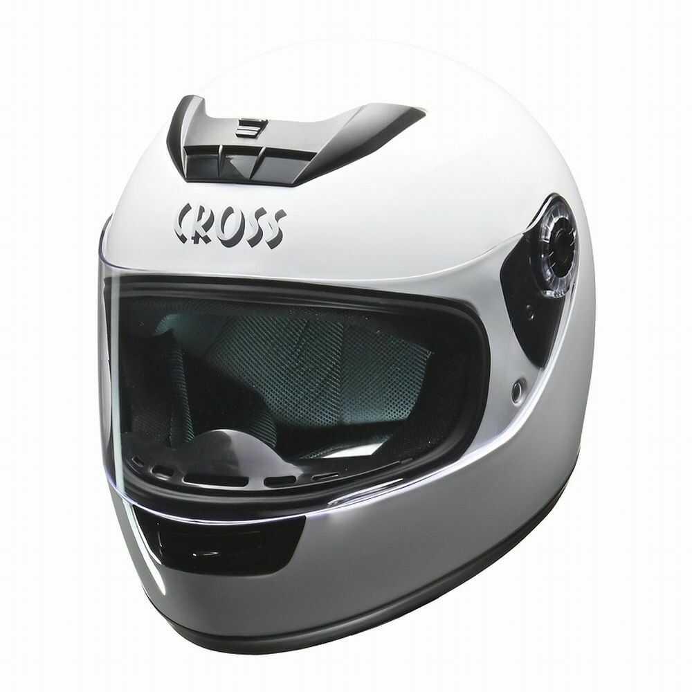 Lead Industry CROSS Full Face Helmet White CR715 WH