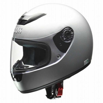 Lead Industry CROSS Full Face Helmet Silver CR715 SI