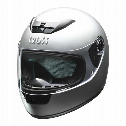 Lead Industry CROSS Full Face Helmet Silver CR715 SI