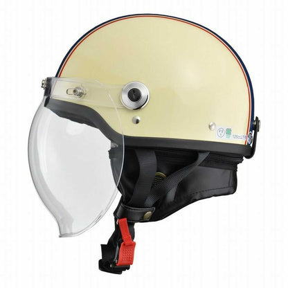 Lead Industry CROSS Half Helmet Ivory x Navy CR760 IVNV