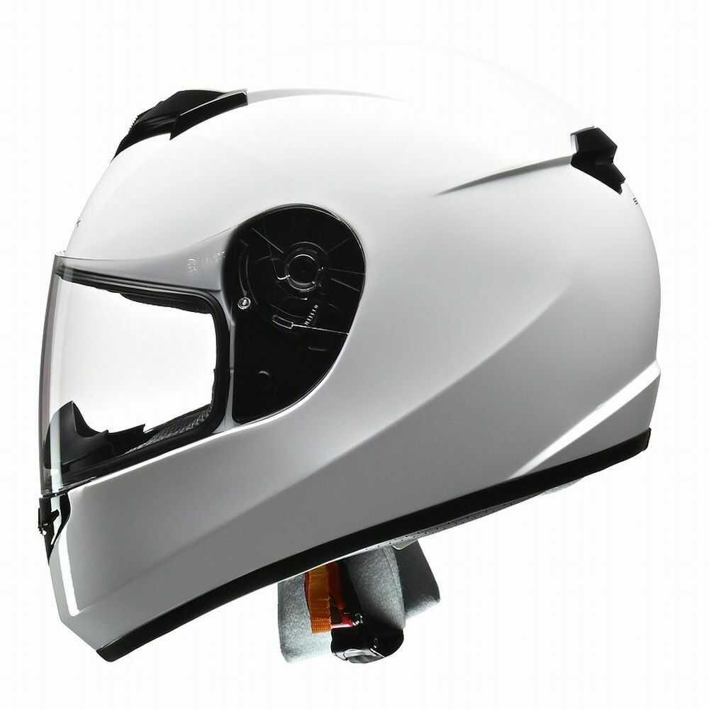 Lead Industry STRAX Full Face Helmet White SF12 WH L