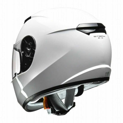 Lead Industry STRAX Full Face Helmet White SF12 WH L