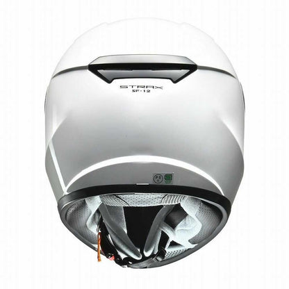 Lead Industry STRAX Full Face Helmet White SF12 WH L