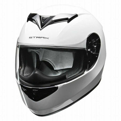 Lead Industry STRAX Full Face Helmet White SF12 WH L