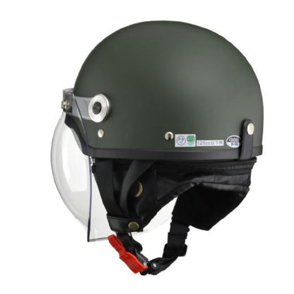 Lead Industrial Bubble Shield Half Helmet Matte Gray Free CR760MATGR