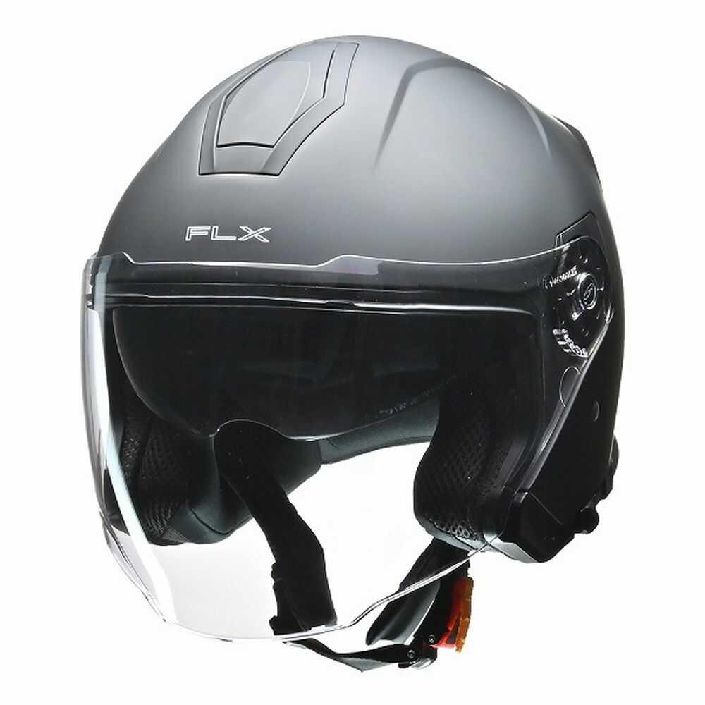 Lead Industry FLX Jet Helmet Matte Black LL FLXMATBKLL
