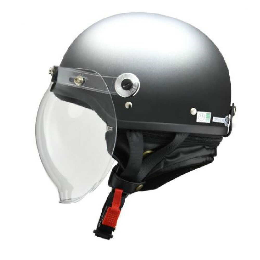 Lead Industrial Bubble Shielded Half Helmet Matte Gunmetal LL CR761MATGMLL