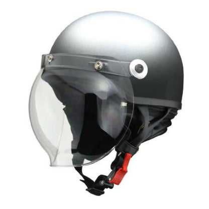 Lead Industrial Bubble Shielded Half Helmet Matte Gunmetal LL CR761MATGMLL