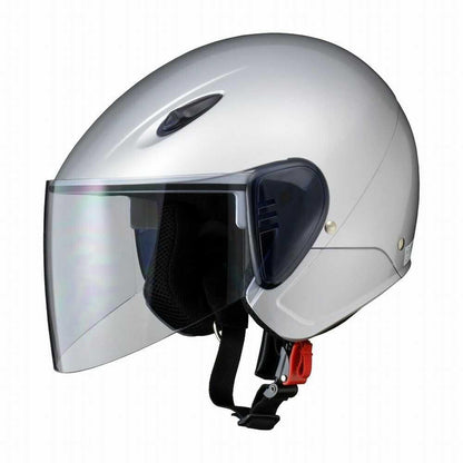 Lead Industry SERIO Semi-Jet Helmet Silver RE351 SI LL