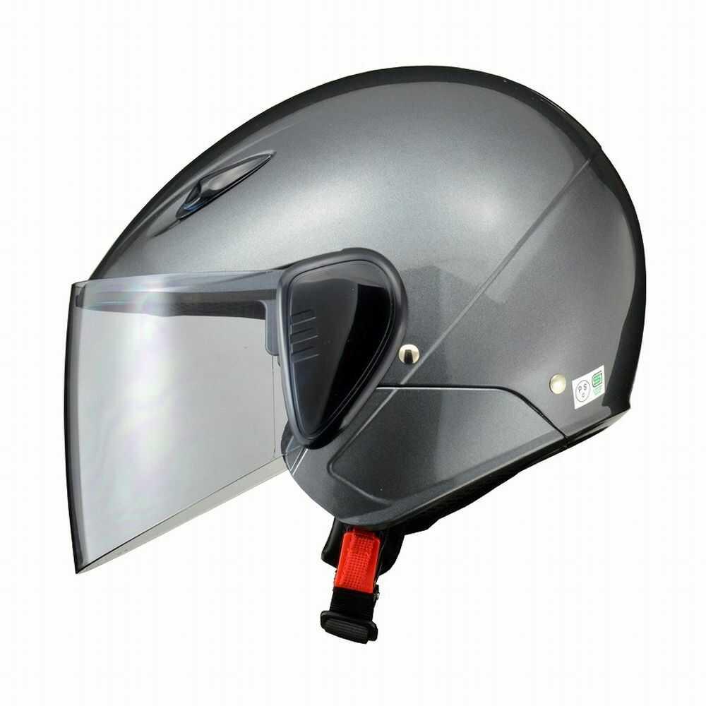 Lead Industry SERIO Semi-Jet Helmet Gun Metallic LL RE351GMLL