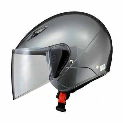 Lead Industry SERIO Semi-Jet Helmet Gun Metallic LL RE351GMLL