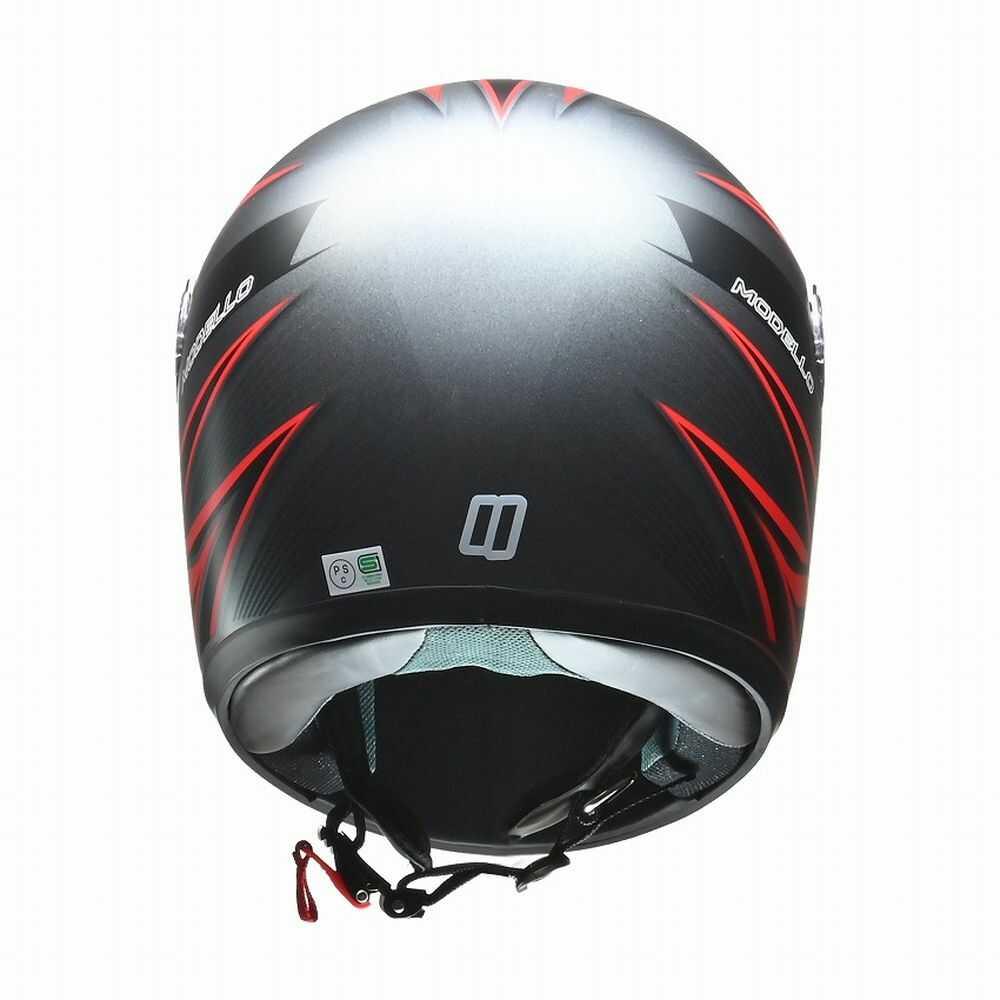 Lead Industry MODELLO Full Face Helmet Matte Gunmetal MODELLOGM
