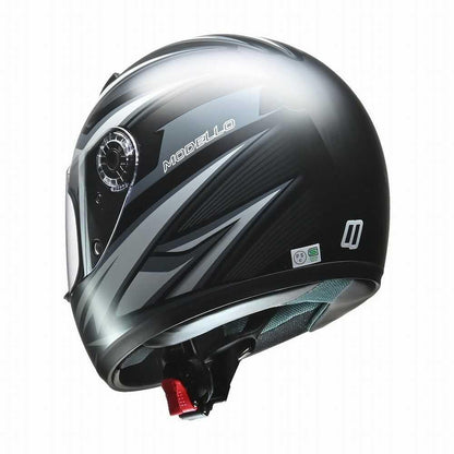 Lead Industry MODELLO Full Face Helmet Matte Black MODELLOBK