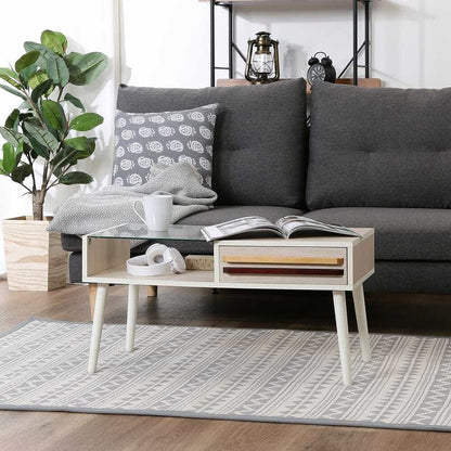 Oslo Living Table HH-8040PG WHW 10033