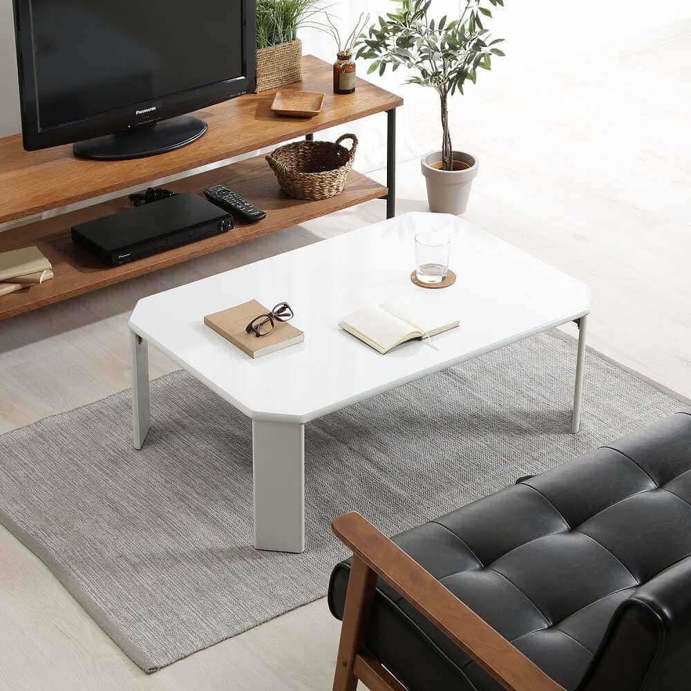Luce UV Coffee Table 90WH (12847) 38418