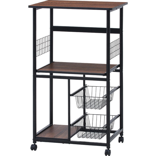 Microwave Wagon FBC-9812 BK/BR 14638