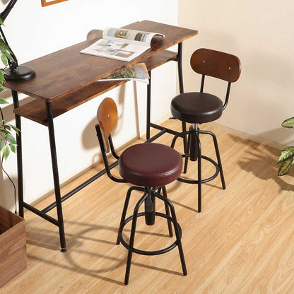 Bar Stool with Back HK-61201BR 15188