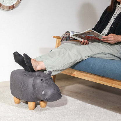 Animal Stool Cute Size Hippo 16744