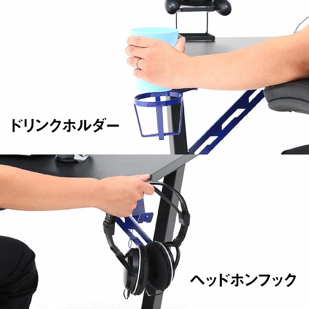 Gaming Desk Raise Blue 18573