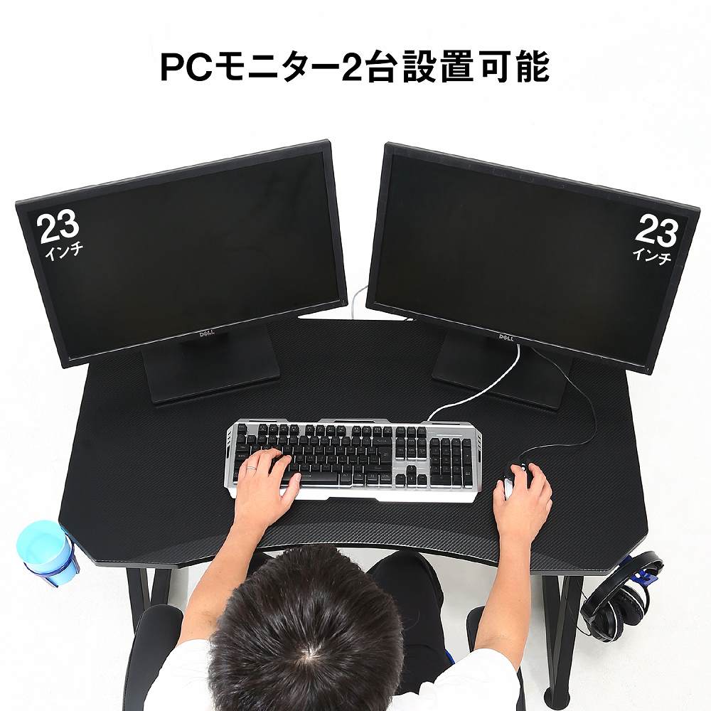 Gaming Desk Raise Blue 18573
