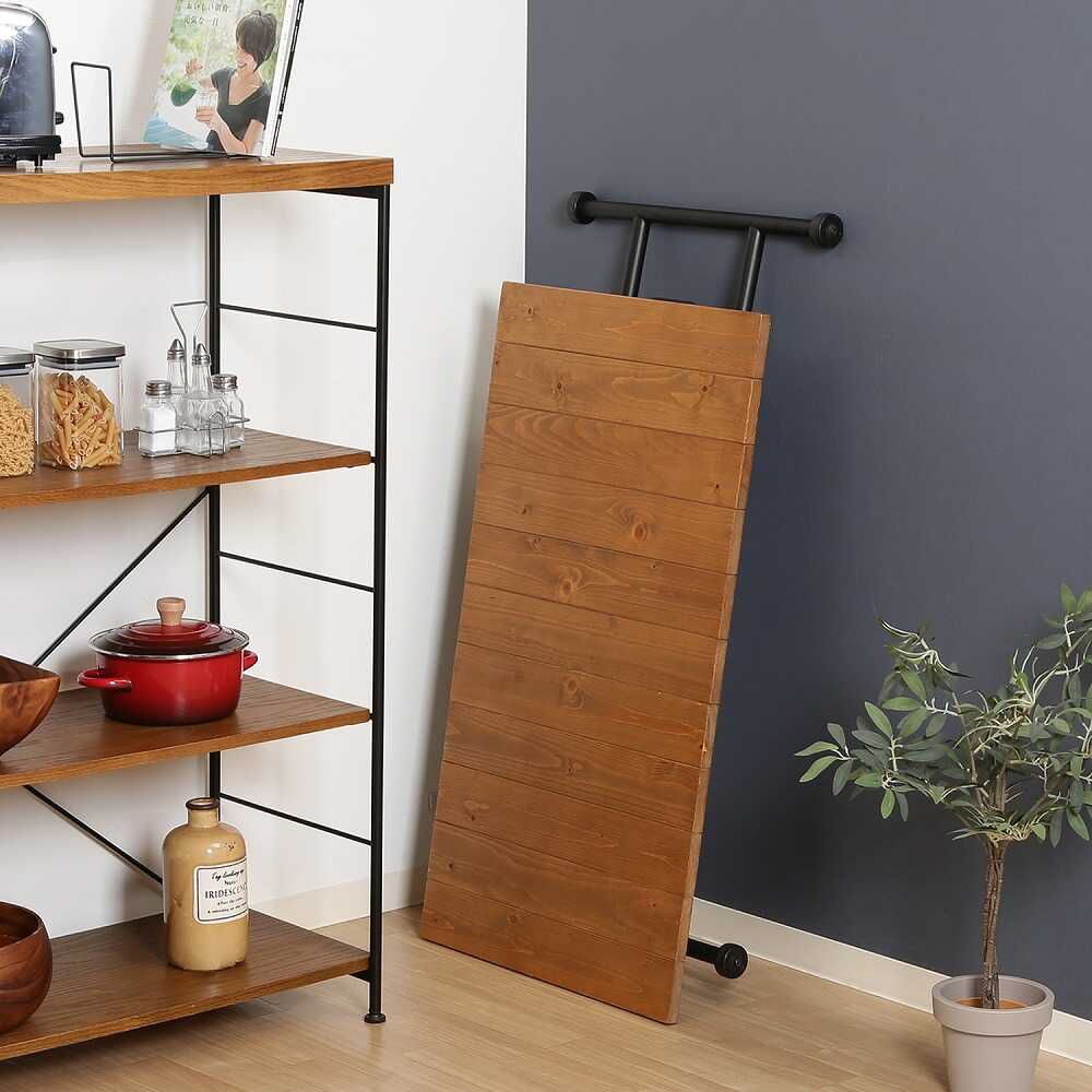 Sylvia Height Adjustable Table Antique Brown 19241