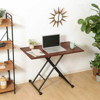 Sylvia Height Adjustable Table Brown 19242