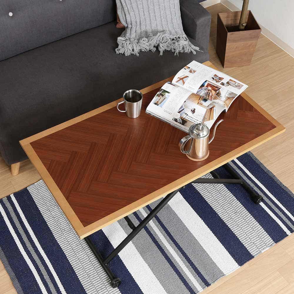 Sylvia Height Adjustable Table Two-Tone 19243