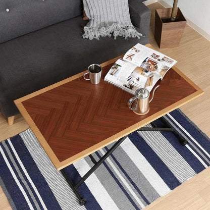 Sylvia Height Adjustable Table Two-Tone 19243