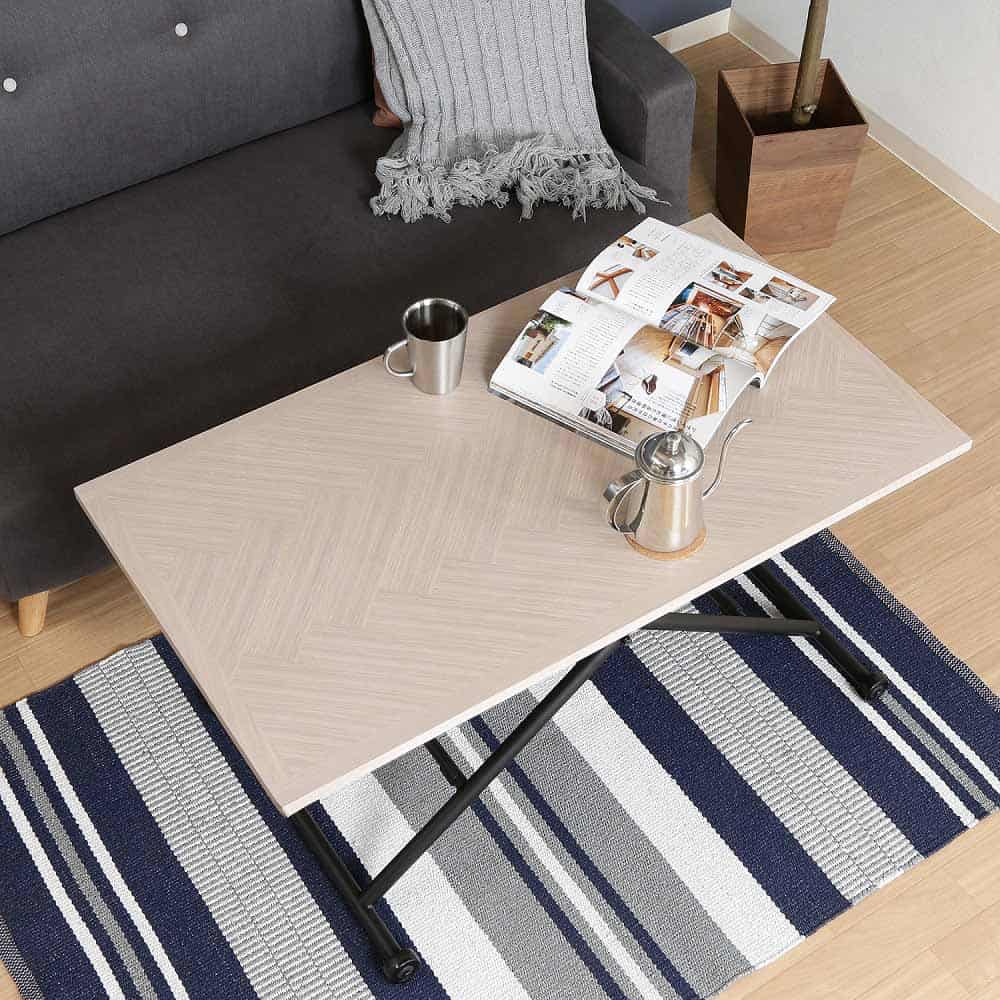 Sylvia Height Adjustable Table White 19244
