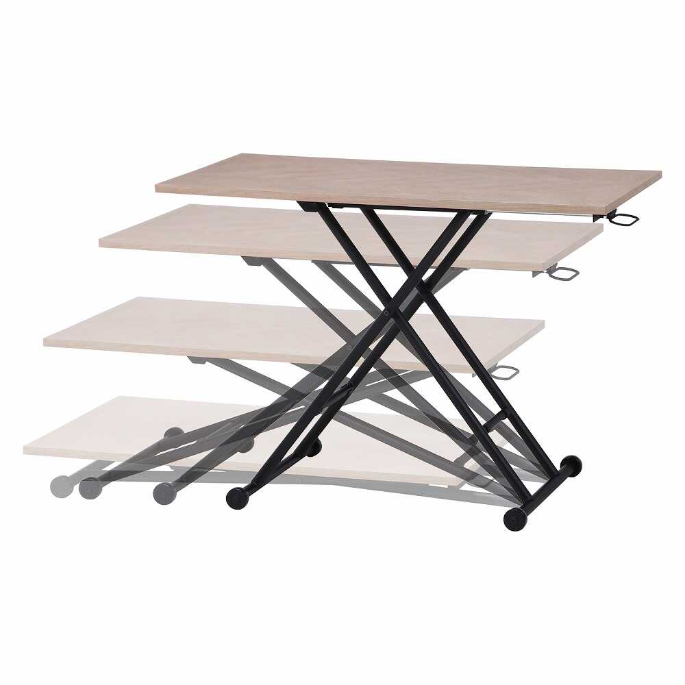 Sylvia Height Adjustable Table White 19244