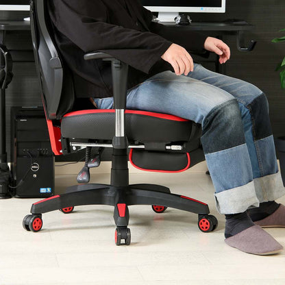 Mesh Gaming Chair Raise Footrest RD 19429