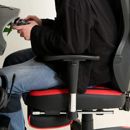 Mesh Gaming Chair Raise Footrest RD 19429