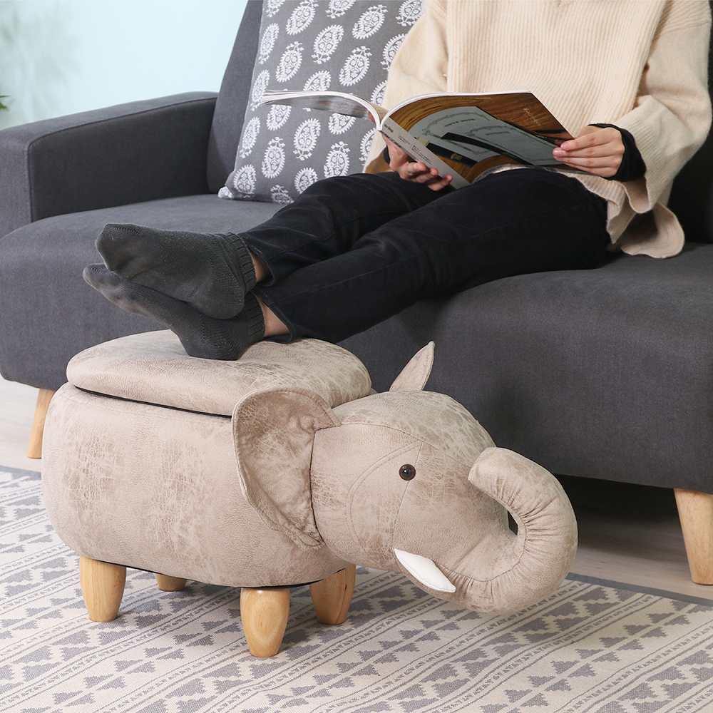 Animal Stool with Storage Elephant 34926