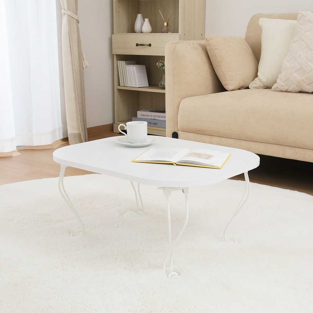 Cat Leg Table 6048 White (Wood Grain)