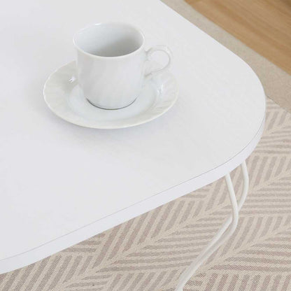 Cat Leg Table 6048 White (Wood Grain)