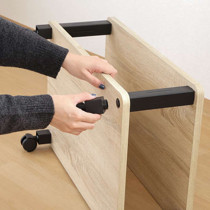 Fit Multi Table with Casters Oak 52265