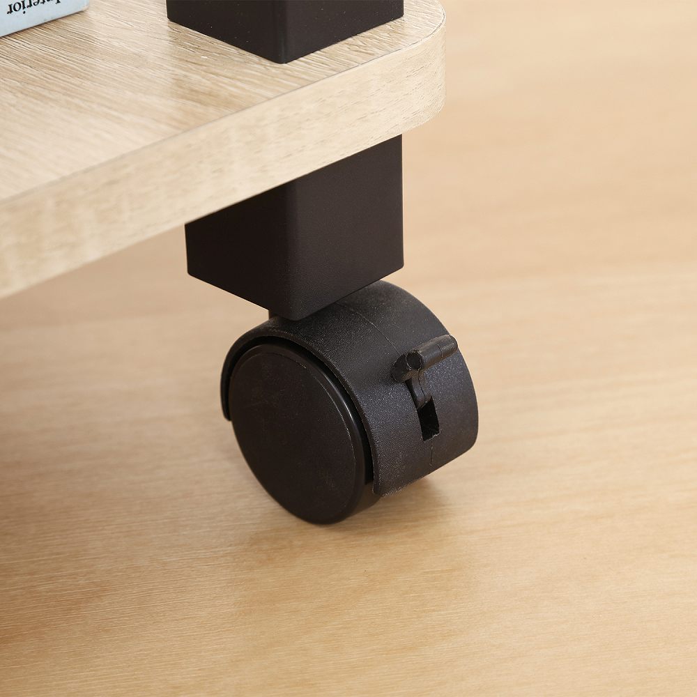 Fit Multi Table with Casters Oak 52265