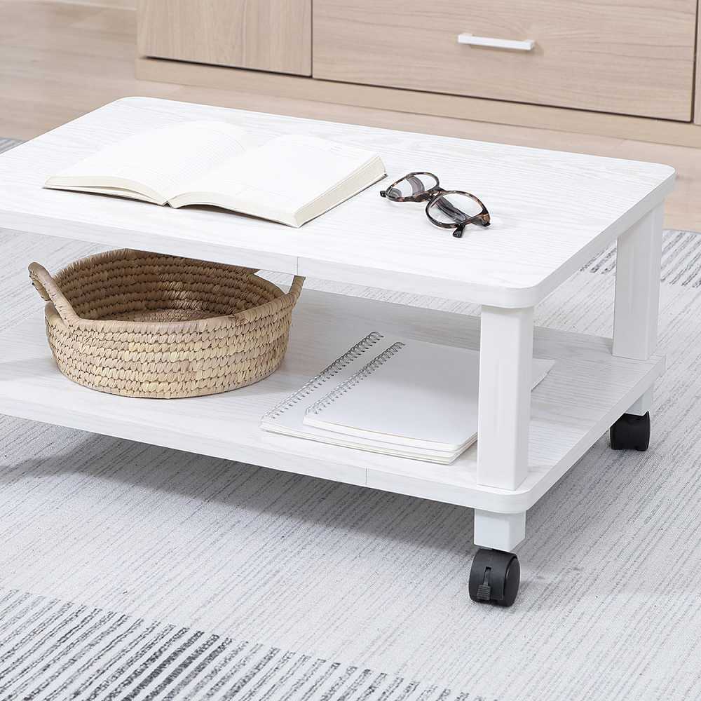 Fit Multi Table with Casters Oak WH 52266