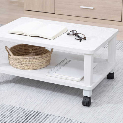 Fit Multi Table with Casters Oak WH 52266