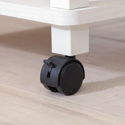 Fit Multi Table with Casters Oak WH 52266