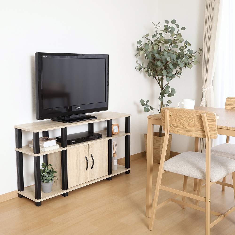 Fit High TV Rack Oak 52267