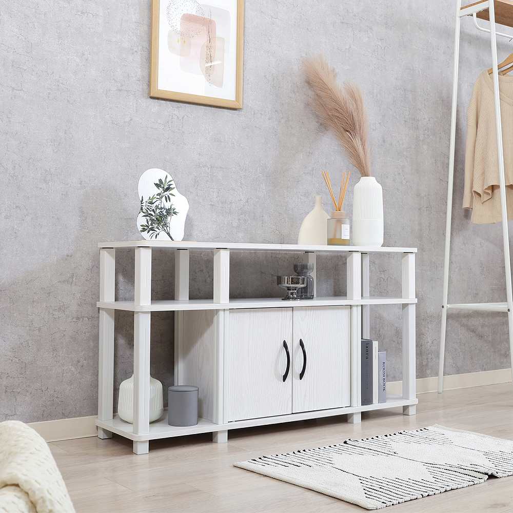 Fit High TV Rack Oak WH 52268
