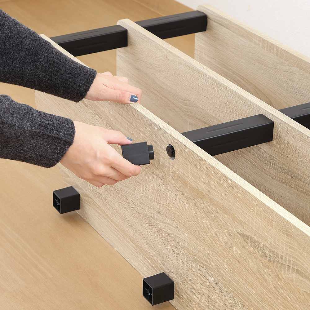 Fit Corner TV Stand Oak 52269